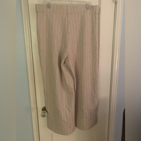 Jones & Co Jones New York Crop Wide Leg High Rise Ponte Pants Size L - Picture 2 of 10